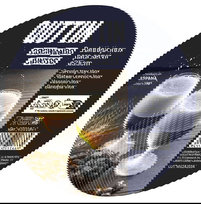 Quttin Bandeja para Servir Ø35 cm (12 Unidades)