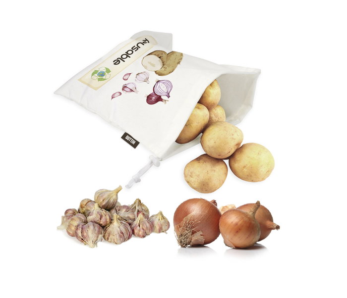 Quttin Bolsa de Almacenamiento Reutilizable para Alimentos, 39.5 x 35 cm, 89 Gramos, Ligeras y Plegables para Congelador, Despensa o Viajes (18 Unidades)