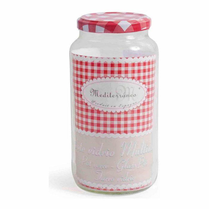 Mediterraneo Bote de Vidrio con Tapa 935ml Mediterraneo Bote de Vidrio con Tapa 935ml