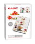 Basic Home Báscula de Cocina Digital Cuadrada, 5 kg Capacidad, Dimensiones 20.3 cm de Largo x 15.3 cm de Ancho x 1.6 cm de Alto (8 Unidades)
