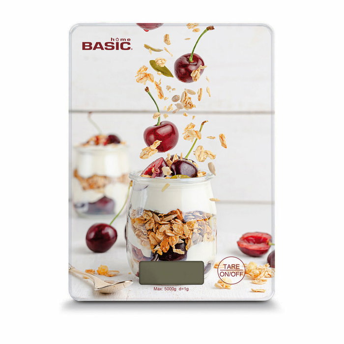 Basic Home Báscula de Cocina Digital Cuadrada, 5 kg (8 Unidades)