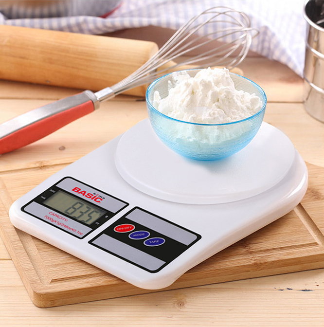 Basic Home Báscula Cocina Digital 7 kg, 18.5 x 4 x 24.5 cm (6 Unidades) Basic Home Báscula Cocina Digital 7 kg, 18.5 x 4 x 24.5 cm (6 Unidades)