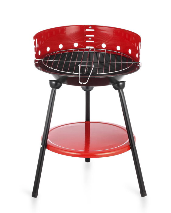 Algon BBQ Barbacoa Redonda con Parrilla, 50 cm de Diámetro, Parrilla de 48 cm, Ideal para Exteriores