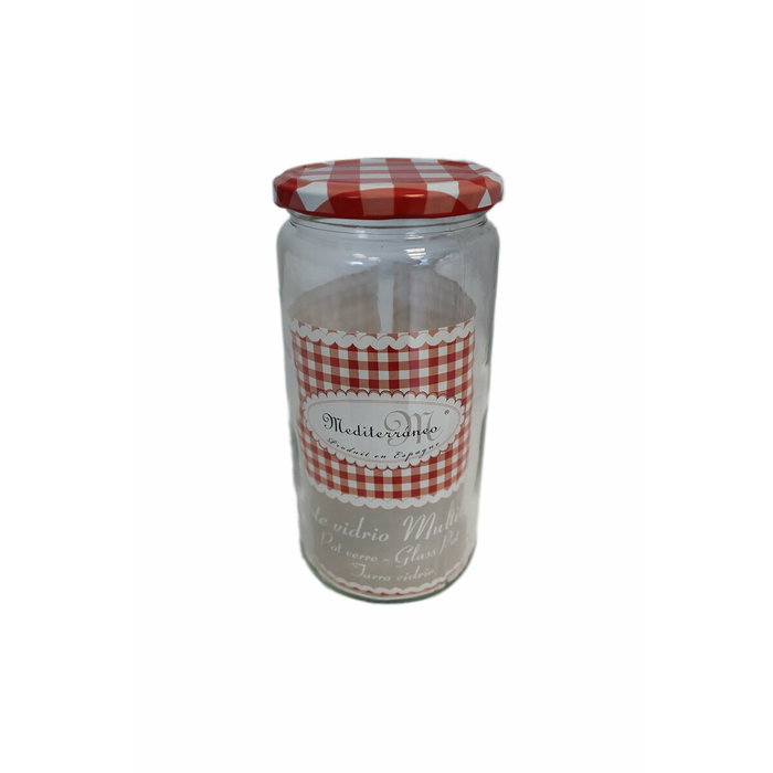 Mediterraneo Bote de Vidrio 720cc con Tapa V720
