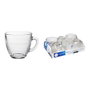 Duralex Set de 6 Tazas Transparentes con Asa Gigogne de 22cl