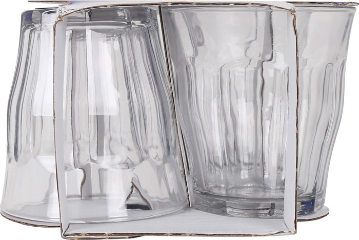 Duralex Set 4 Vasos Transparente Picardie 310 cc (12 Cajas)