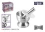Quttin Mortero de Acero 9.8x8.2cm, Pack de 6 unidades