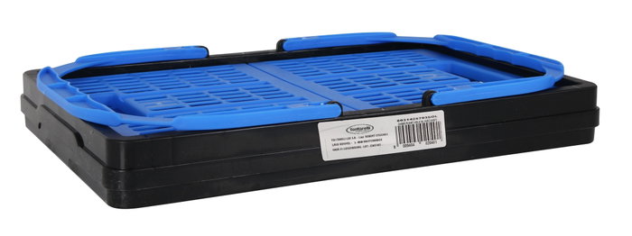 Inde Caja Plegable con Asas 16L Azul/Negro (10 Unidades)