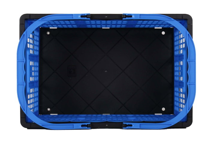 Inde Caja Plegable con Asas 16L Azul/Negro (10 Unidades)