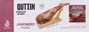 Quttin Soporte Jamonero de Bambú 48,6 x 16,5 x 5,4 cm (8 Unidades)