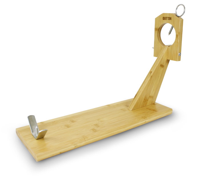 Quttin Soporte Jamonero de Bambú 48,6 x 16,5 x 5,4 cm (8 Unidades)