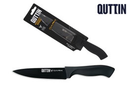 Quttin Cuchillo de Cocina 15 cm, Colección Dark, 28 cm largo total (28 Unidades)