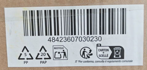 Quttin Cuchillo Jamonero Natura 22.5 cm Hoja 23cm (32 Unidades)