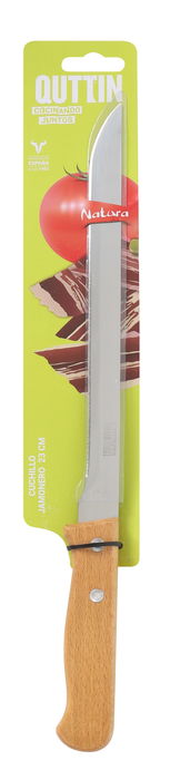 Quttin Cuchillo Jamonero Natura 22.5 cm Hoja 23cm (32 Unidades)