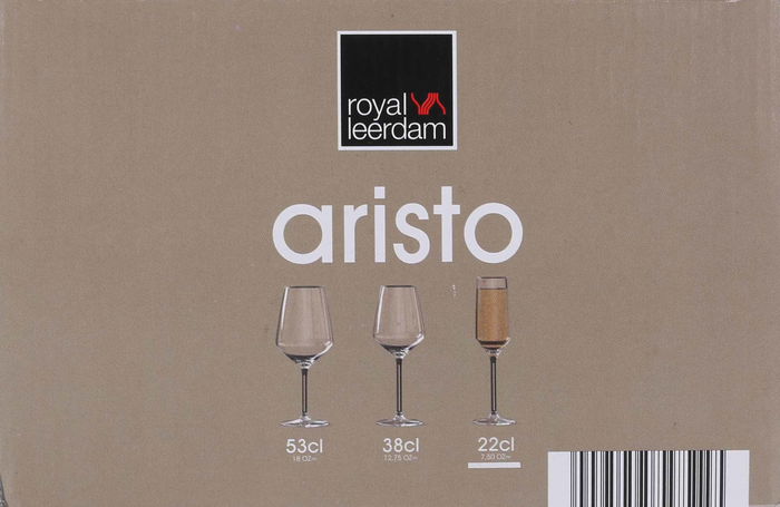 Royal Leerdam Set 6 Copas Champagne Aristo 22 cl