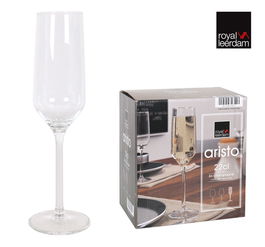 Royal Leerdam Set 6 Copas Champagne Aristo 22 cl
