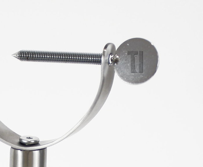 Quttin Soporte Jamonero Marmol-Acero 48,5 x 16 x 1,8 cm (3 Unidades)