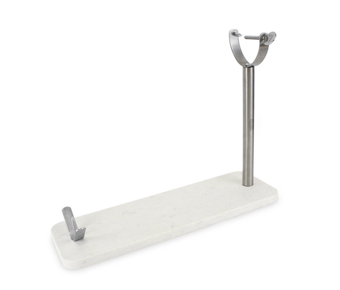 Quttin Soporte Jamonero Marmol-Acero 48,5 x 16 x 1,8 cm (3 Unidades)