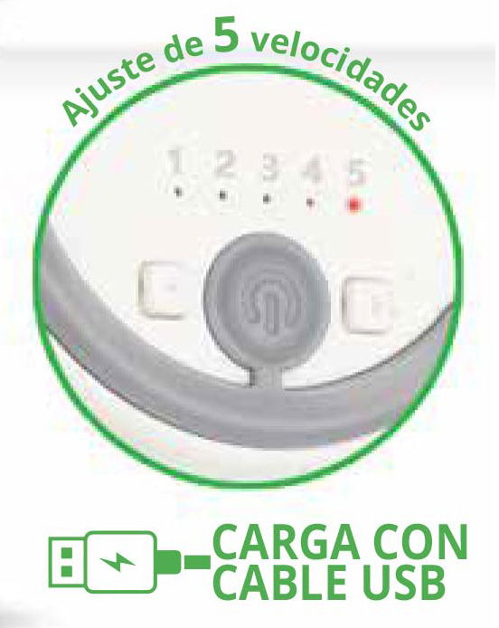 Kiwi Batidora de Mano Recargable, Dimensiones 10 cm de Largo x 19 cm de Ancho x 10 cm de Alto, Peso 14.28 kg