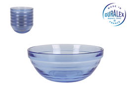 Duralex Bol Apilable Marine, 500 cc, Ø14 x 5.5 cm, Cristal Templado, Referencia R75, Colección Lys (48 Unidades)