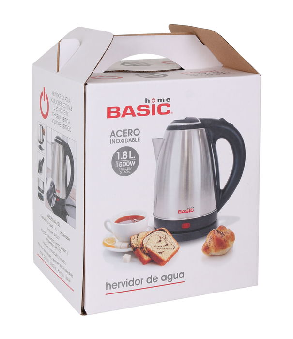 Basic Home Hervidor de Agua 1.8L 1500W (6 Unidades)