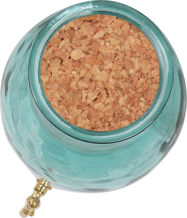 La Mediterranea Botella de Vidrio 5L con Grifo "Olivar"