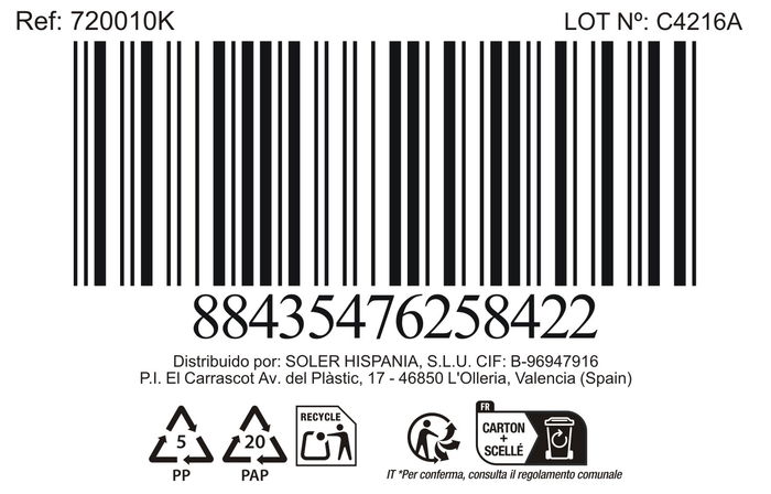 La Mediterranea Bol Aperitivo Japo 15.5 x 7.7 cm S. 6 D"Han (18 Unidades)