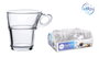 Duralex Set de 6 Tazas de Café Apilables Caprice