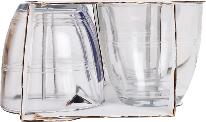 Duralex Set 4 Vasos Transparente 220 cc Gigogne (12 Cajas)