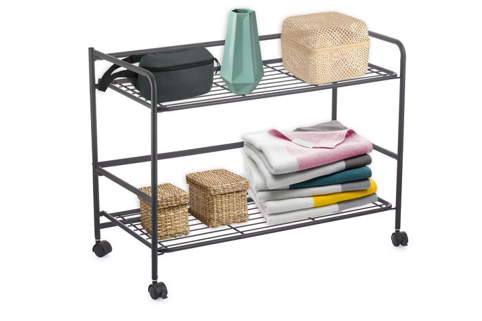 Confortime Estantería Plegable 2 Niveles 67 x 30 x 44.8 cm