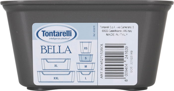 Tontarelli Caja Mini Bella 14 cm x 11 cm x 7 cm con Tapa (12 Unidades)
