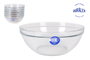 Duralex Ensaladera Apilable Lys 2.4L ø23cm Trans.Red