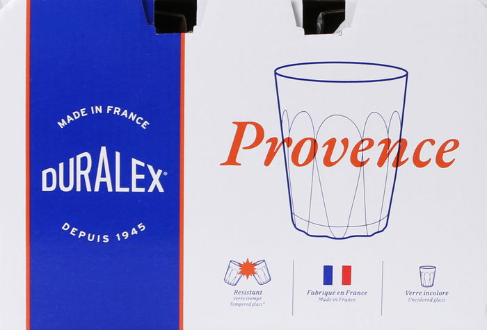 Duralex Set 6 Vasos Transparente 13 cl Colección Provence (12 Cajas)