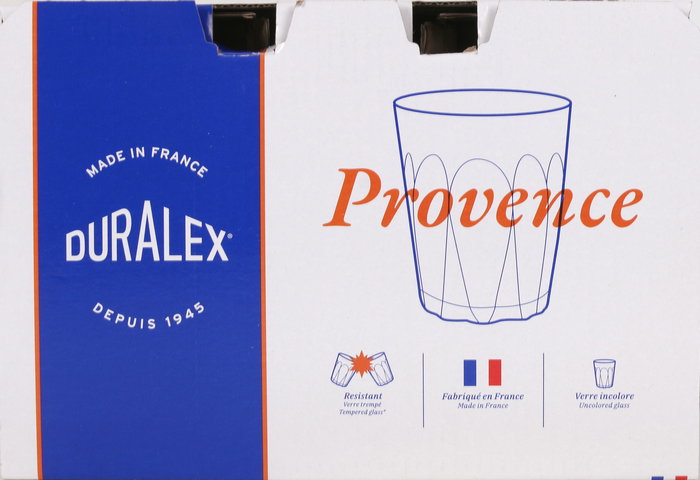 Duralex Set 6 Vasos Transparente 16 cl "Provence" (12 Cajas)