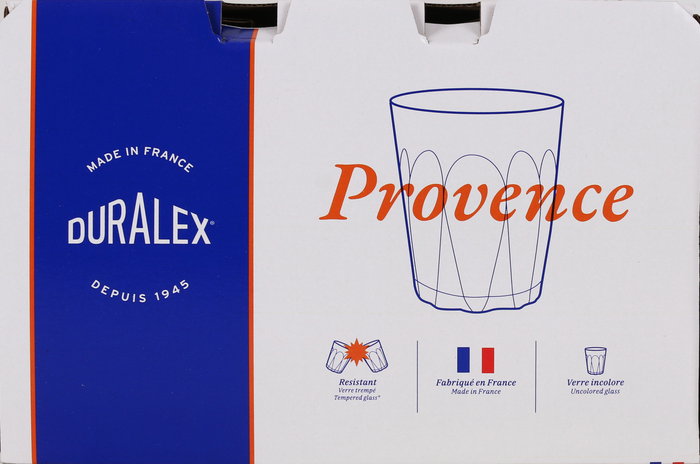 Duralex Set 6 Vasos Transparente "Provence" 25 cl (12 Cajas)