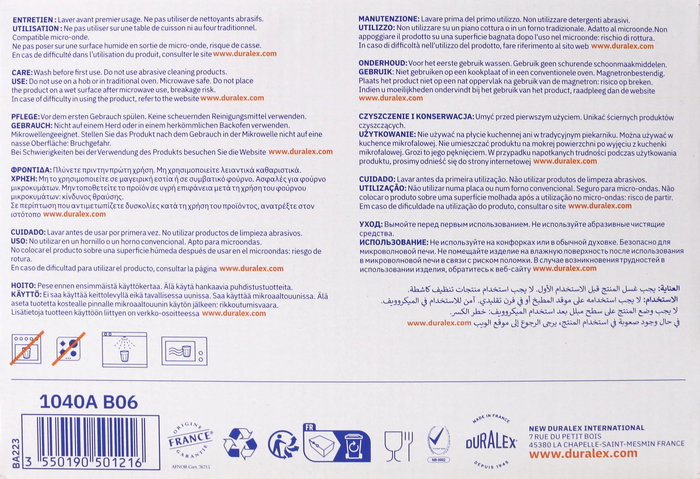 Duralex Set 6 Vasos Transparente "Provence" 25 cl (12 Cajas)