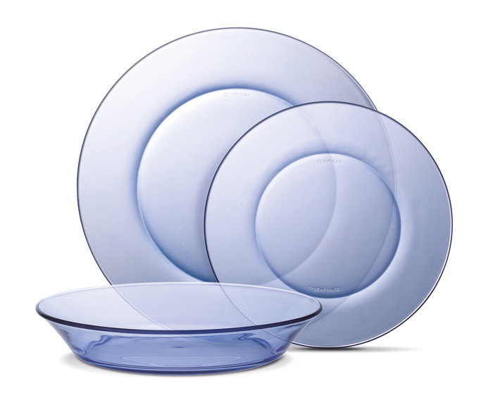 Duralex Vajilla Marine 12 Piezas "Lys" (H19,5 cm, P19 cm, Ll23.5 cm) (2 Unidades)