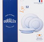 Duralex Vajilla Marine 12 Piezas "Lys" (H19,5 cm, P19 cm, Ll23.5 cm) (2 Unidades)