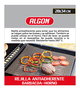 Algon Bbq Rejilla Antiadherente para BBQ y Horno, Acero, Dimensiones 28 x 34 cm (24 Unidades)
