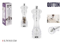 Quttin Molinillo de Pimienta Acrílico 18.5 cm (18 Unidades)