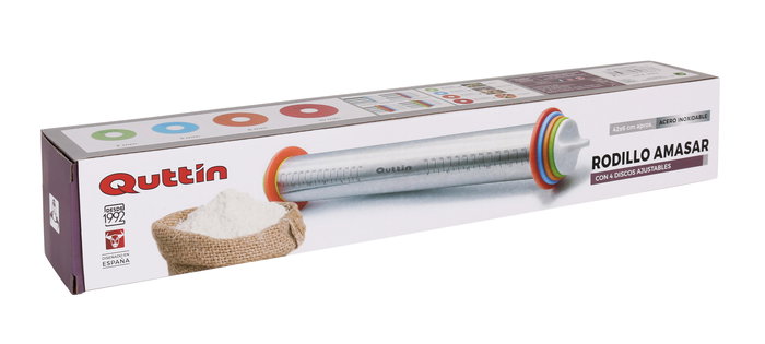 Quttin Rodillo Amasar 42 x 6 cm (12 Unidades)