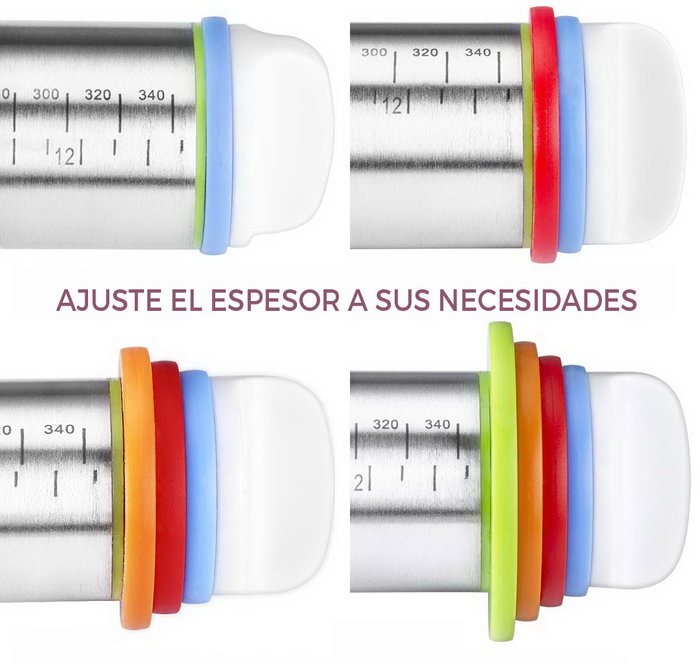 Quttin Rodillo Amasar 42 x 6 cm (12 Unidades)