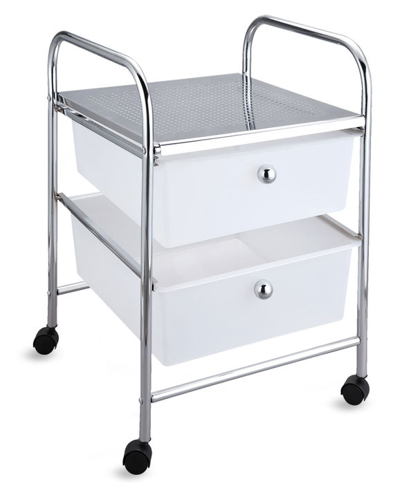 Confortime Cajonera Metal 2 Cajones Plástico (2 Unidades) Confortime Cajonera Metal 2 Cajones Plástico (2 Unidades)