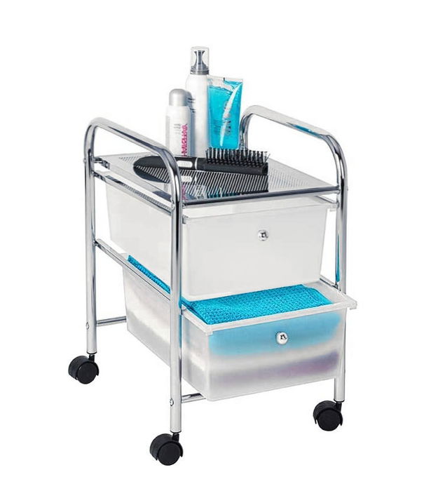 Confortime Cajonera Metal 2 Cajones Plástico (2 Unidades) Confortime Cajonera Metal 2 Cajones Plástico (2 Unidades)