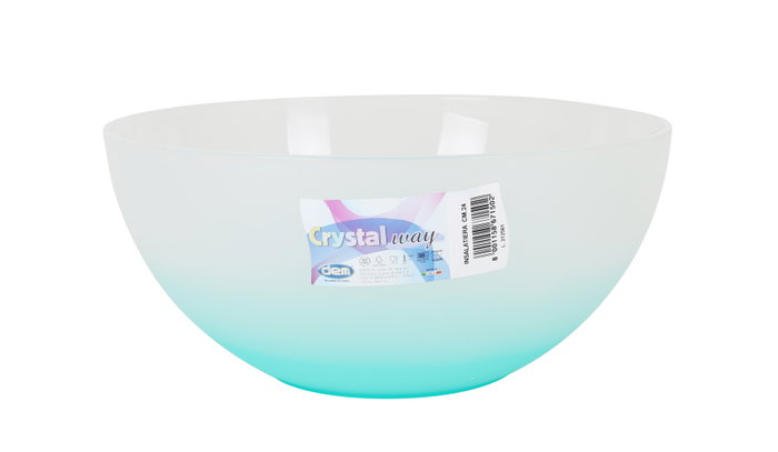 Dem Ensaladera Cristalway de Vidrio 24 cm Ø 3000 ml 3L (12 Unidades)