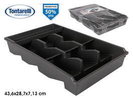 Bella Organizador Cubiertos y Bandeja 43,6 cm x 28,7 cm x 7,13 cm (6 Unidades)