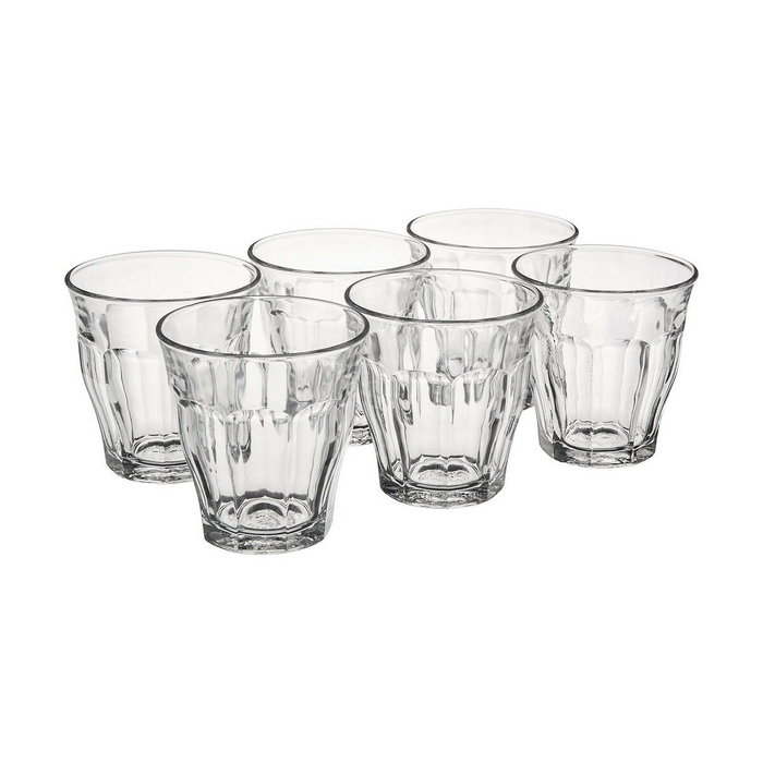 Duralex Set de 12 cajas de 6 Vasos Picardie Transparentes 16 cl