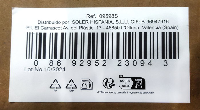 Lav Set 6 Vasos Terra 360Cc 7,6x9,9x6,5Cm (8 Cajas)