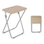 Mesa auxiliar Confortime 36 x 48 x 66 cm Marrón Plegable Madera