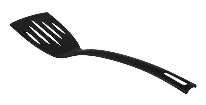 Quttin Set de 6 Utensilios de Cocina de Nylon Negro - Dimensiones: 31,8 cm Alto, 9,9 cm Largo, 9,4 cm Ancho (8 Cajas)